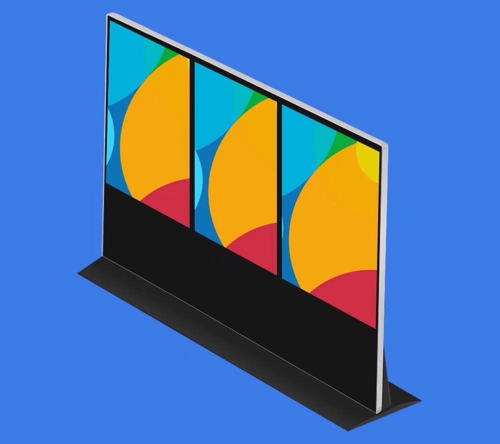 55-inch Triple LED digital signage