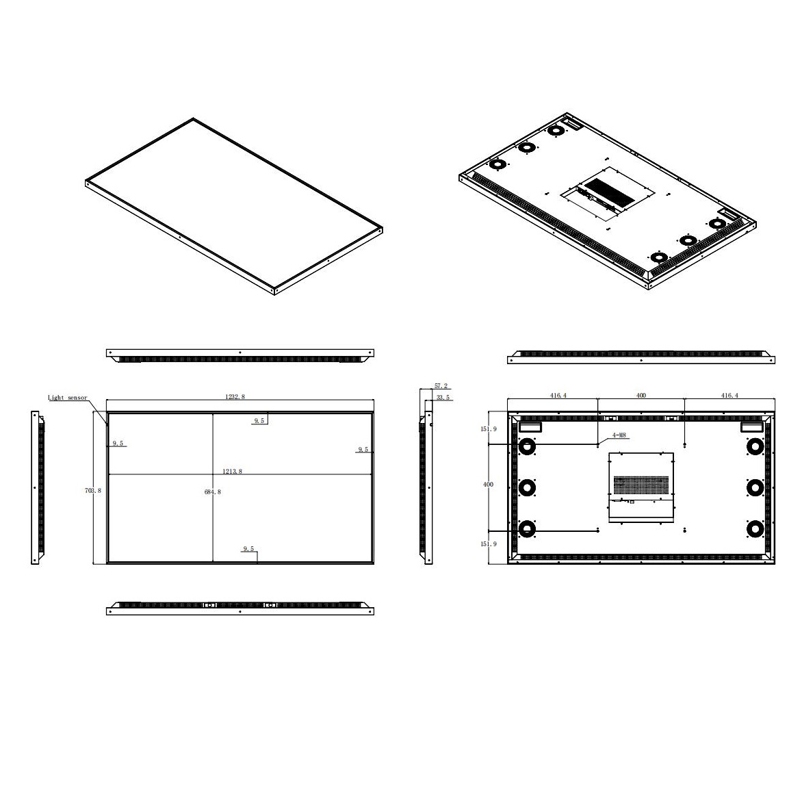 55FW600S3 ultra-slim screen