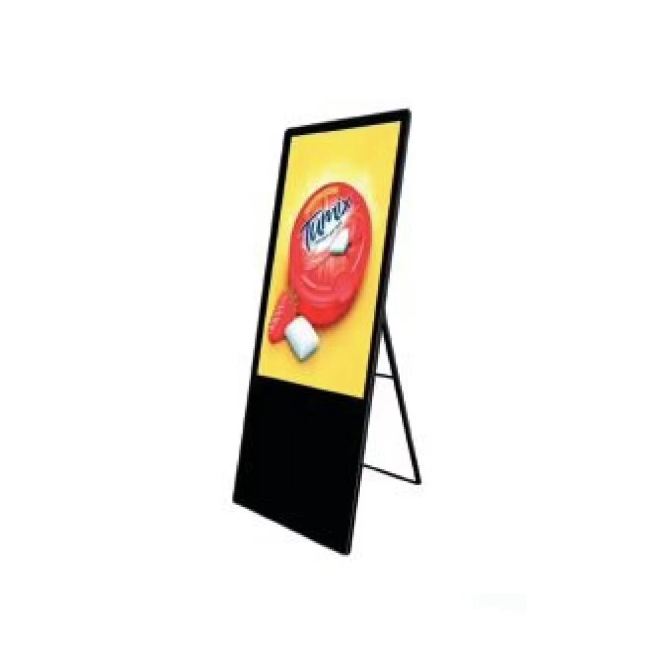 43DP708 foldable digital poster display with mirror optional
