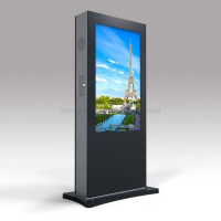 55UDS110D IP65 Dual sided Ultra-bright outdoor kiosk