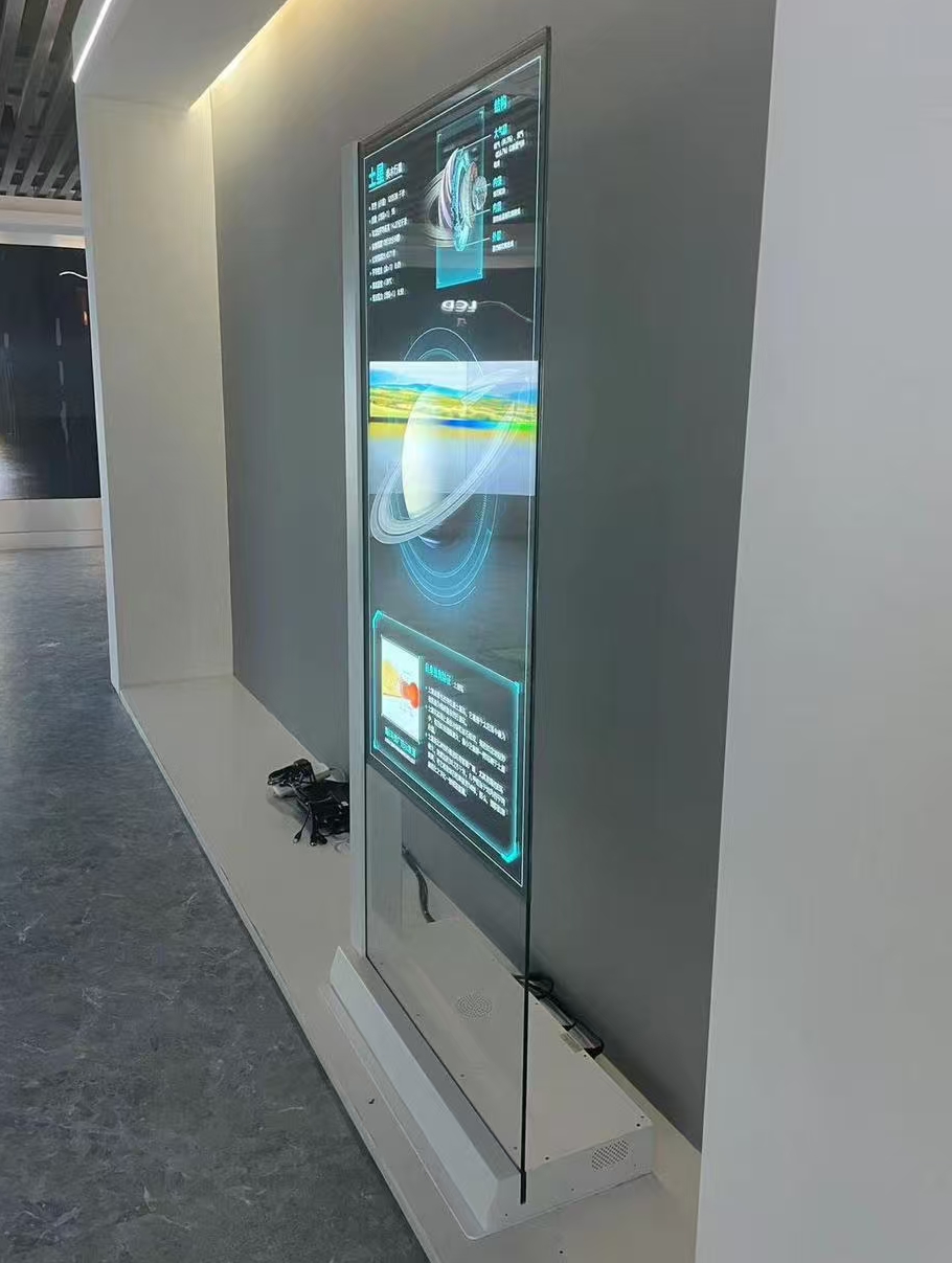 55" Stand transparent OLED screen (PCAP touch)